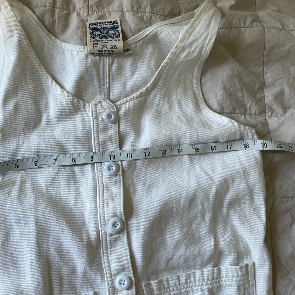 Jungmaven Hemp Button Front Jumper Coveralls/Over… - image 5